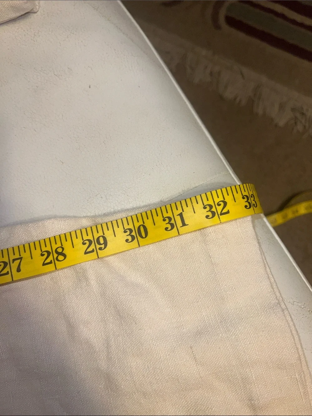 A/X Armani Exchange Men's Light Cream Cotton Chinos